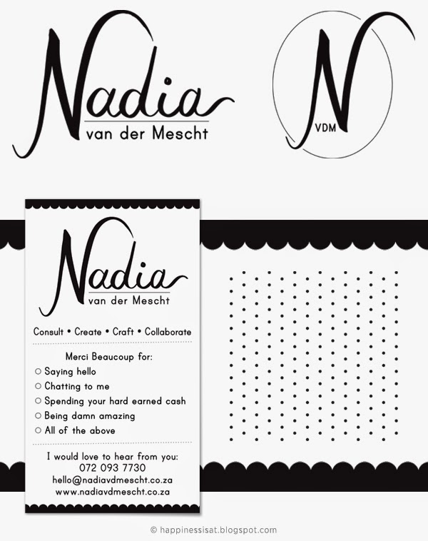 Logo Design and Rebrand for Durban creative, Nadia van der Mescht