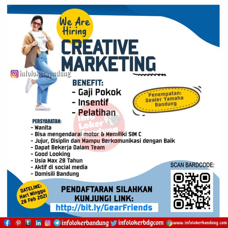 Staff marketing distribusi kk bandung