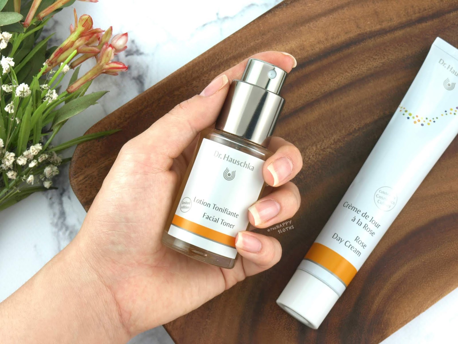 Dr. Hauschka Facial Toner & Rose Day Cream Review The Happy Sloths