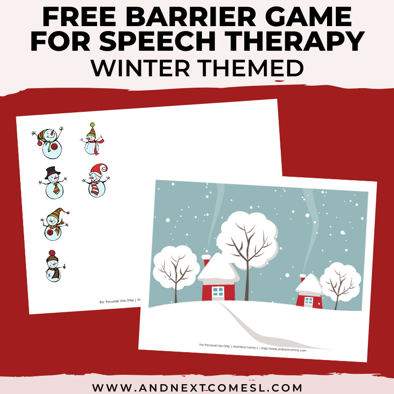 free-printable-snowmen-barrier-game-for-speech-therapy-and-next-comes