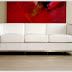 white apartment sofa design