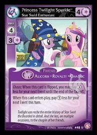 My Little Pony Princess Twilight Sparkle, Star Swirl Enthusiast Absolute Discord CCG Card