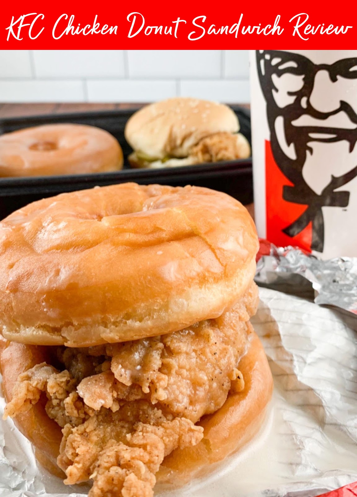 KFC Chicken Donut Sandwich Review