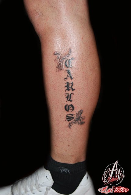 Tattoo letras goticas clasicas | AYIWORKS - ayi tattoo studio