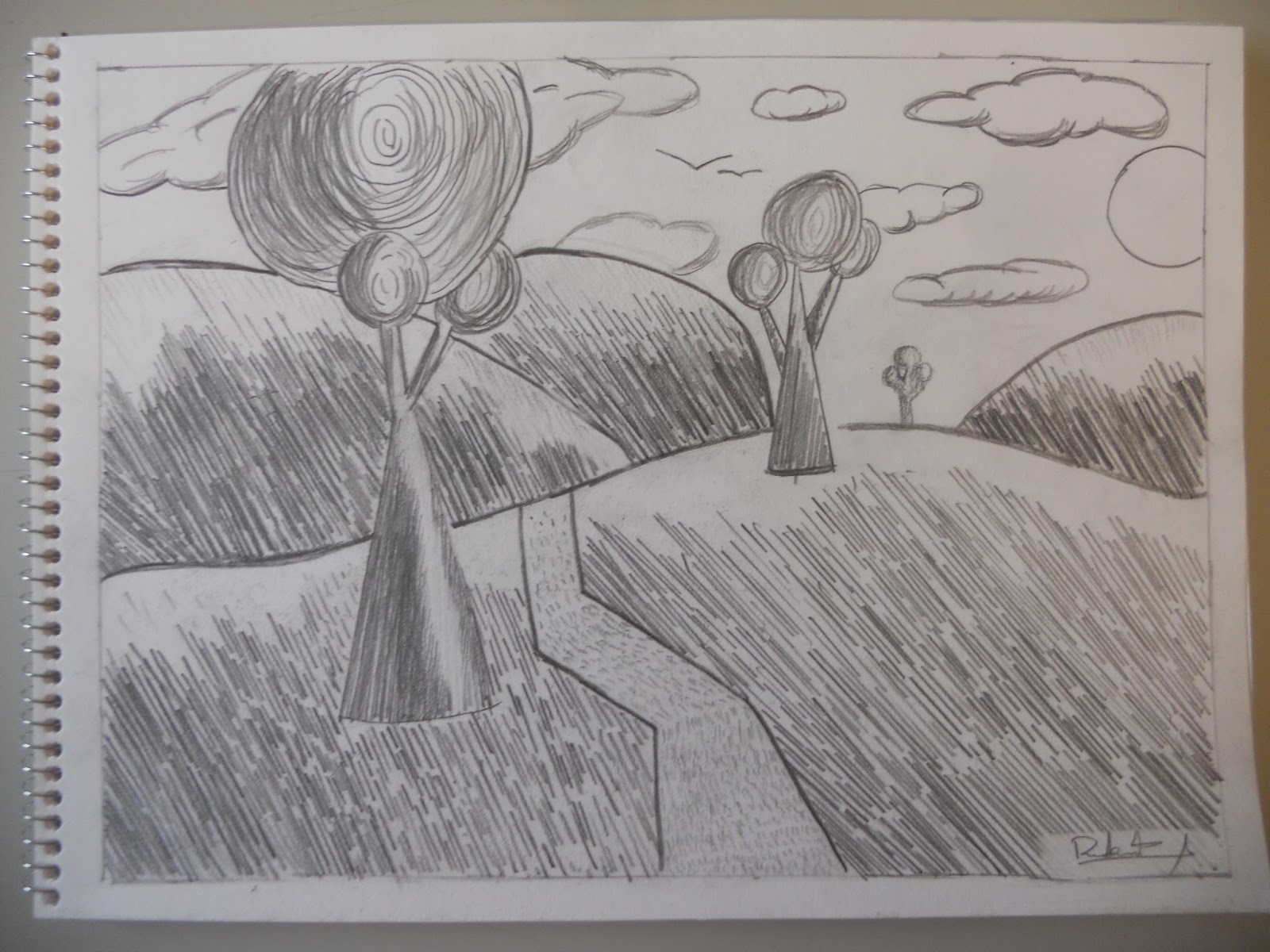 DIBUJO II ENP: RETO 4 RITMOS LINEALES Y CONTRASTE
