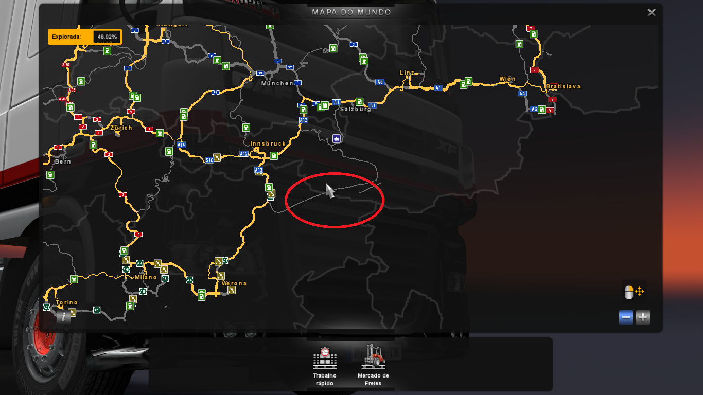 Mapa EM V.1.0 By Everaldo Blog Euro Truck 2 Mods