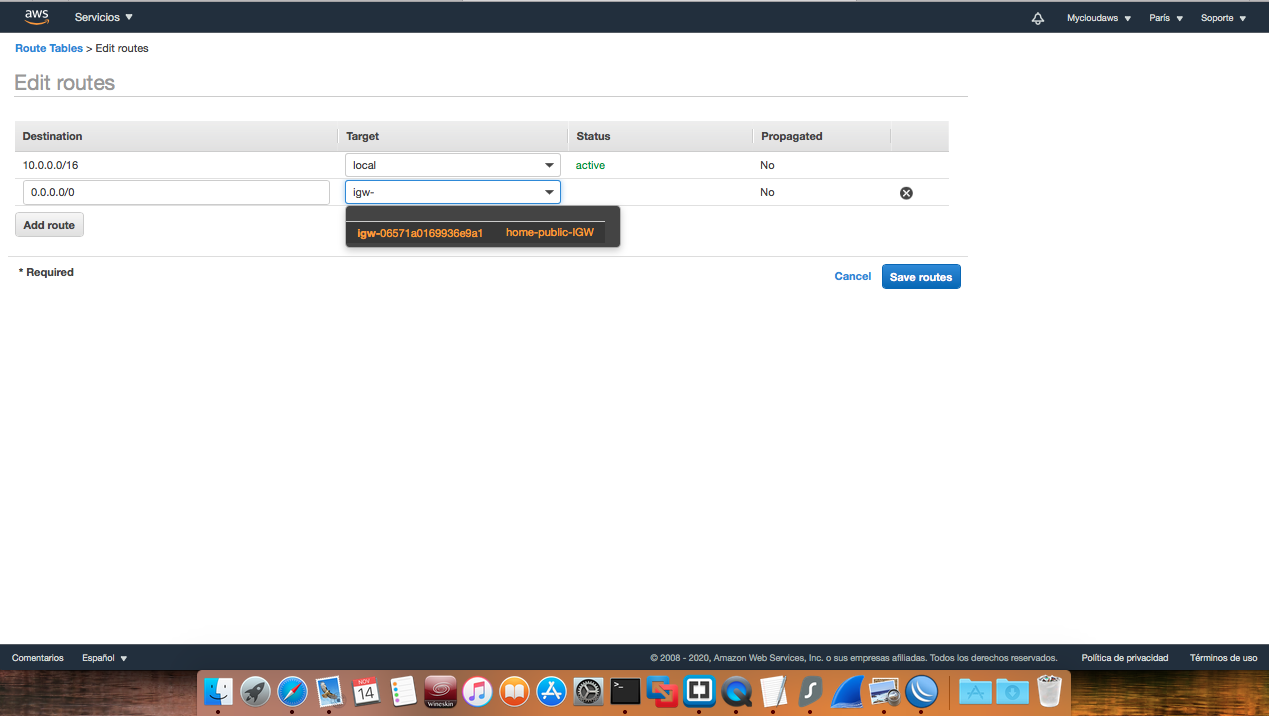 El poder de 01100011 UnixFreeBSD AWS VPC Routing Table IGW