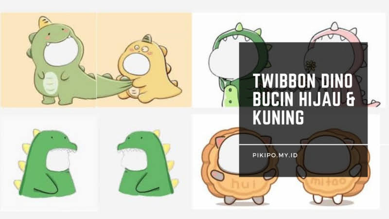 Twibbon Bucin Dino Kuning Hijau Yang Viral di TikTok, Begini Cara Mendapatkanya