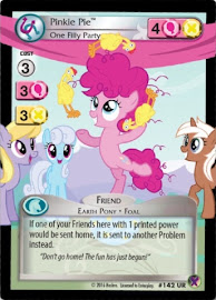 My Little Pony Pinkie Pie, One Filly Party Marks in Time CCG Card