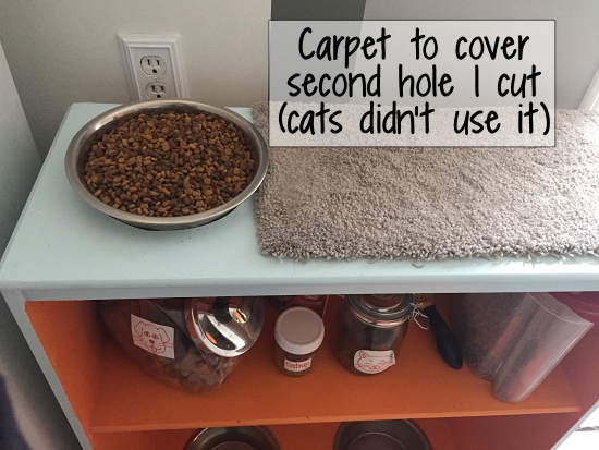 Runs for Cookies: TUTORIAL: How to Make a Pet Feeding Station
