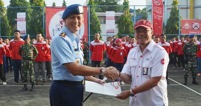Danlanud Palembang Buka Pelatihan Bina Mental Pt Telkom Laras Post