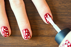 nails christmas simple easy painted pretty