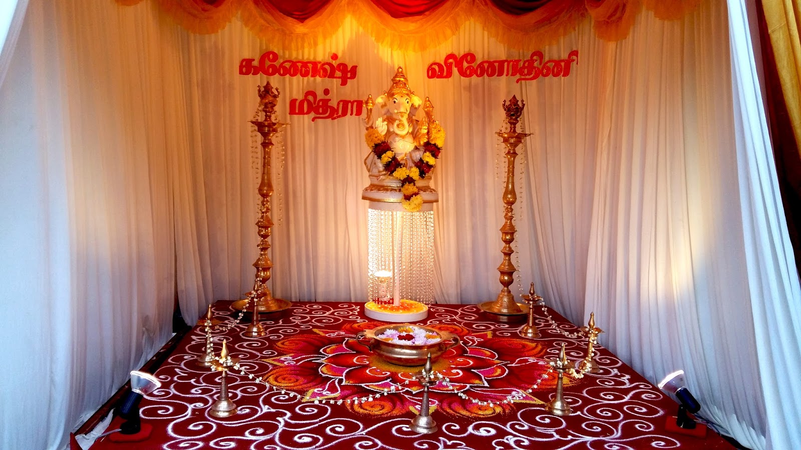 Vina Canopy Decor Indian Wedding Manavarai And Engagement