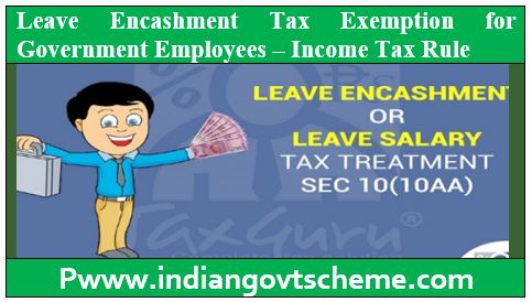 Leave Encashment Tax