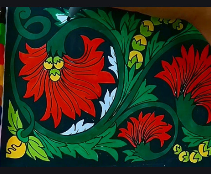 Motif Ragam Hias Flora Seni Rupa Harmoni Seni