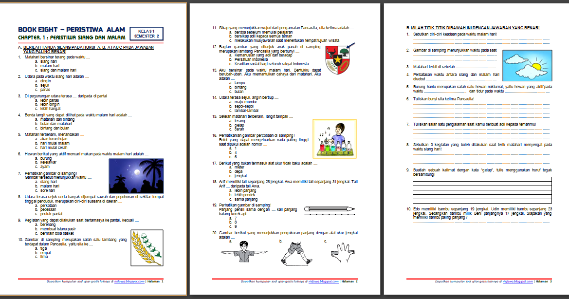 Alat Ukur Baku Kelas 2 Sd - Soal Update