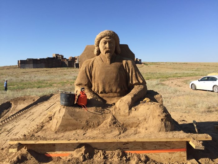 Скульптура из песка Sand Sculpture
