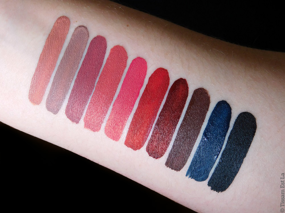 Nabla Cosmetics - Dreamy Matte Liquid Lipsticks - Stronger - Sweet Gravity - Grande Amore - Kernel - Five O'Clock - Narcotic - Black Champagne - Unspoken - Rumors - Swatches & Review - Avis et Revue Nabla Cosmetics - Dreamy Matte Liquid Lipsticks - Stronger - Sweet Gravity - Grande Amore - Kernel - Five O'Clock - Narcotic - Black Champagne - Unspoken - Rumors - Swatches & Review - Avis et Revue