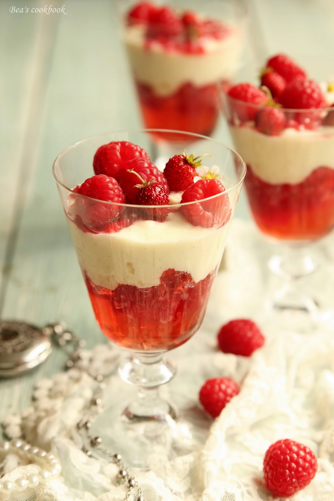 Bea's cookbook Raspberry trifle