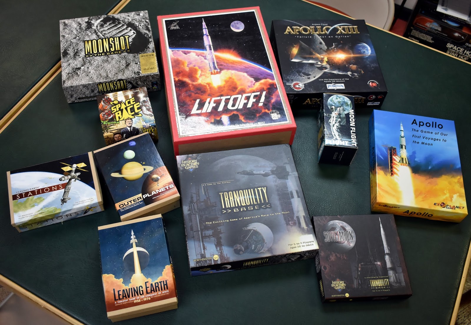 Apollo Boardgame The Game Of Our First Voyages To The Moon Wargames Role Playing Toys Games