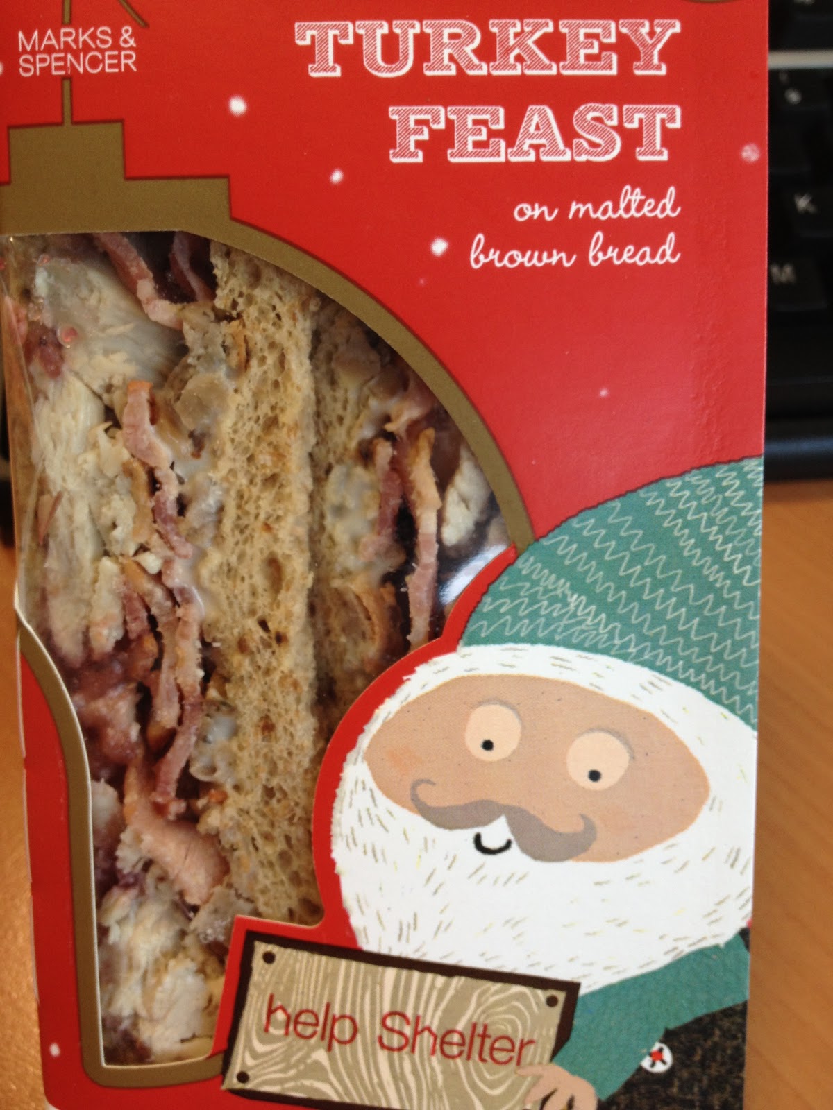 Christmas Sandwich Blog Marks and Spencer Turkey Feast
