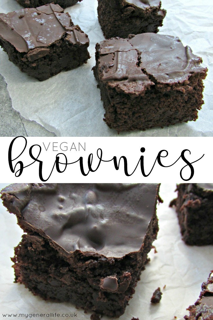 Ooey Gooey Vegan Brownies. My General Life