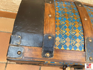 restaurar un baul de chapa y madera