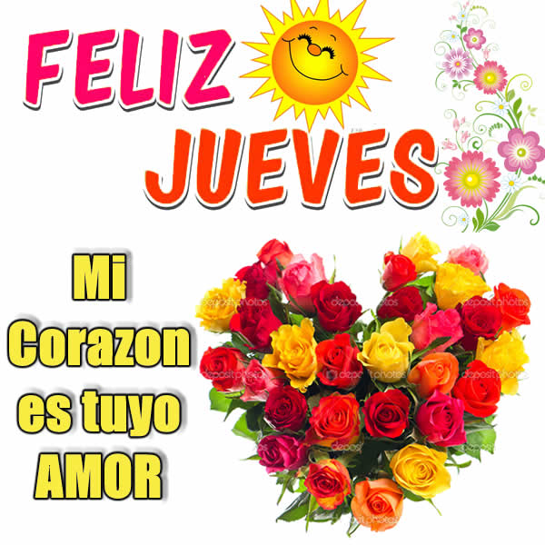 Imágenes de bonito y feliz jueves » tarjetas, gifs y frases gratis 💟Tarjetas y postales lindas de feliz jueves para este día tan hermoso