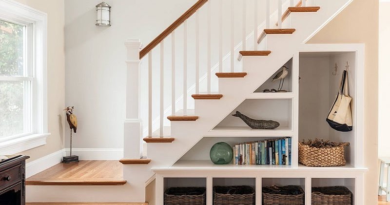 Tips para aprovechar el espacio debajo de las escaleras