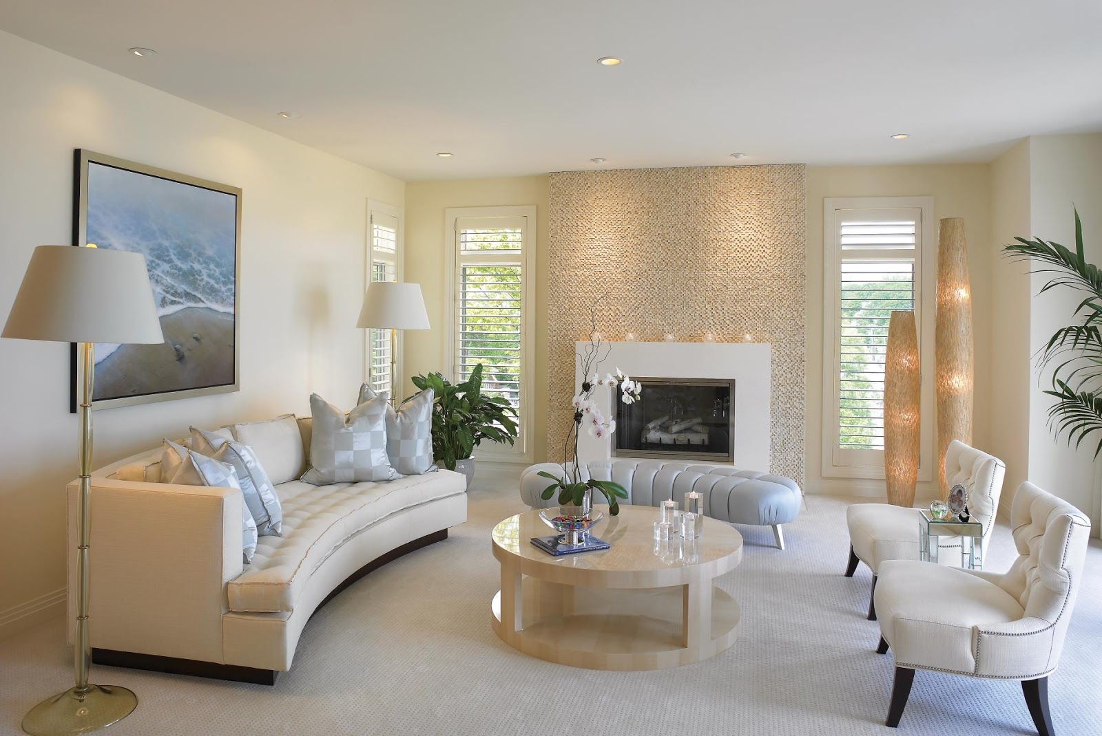 white elegant living room furniture - elprevaricadorpopular