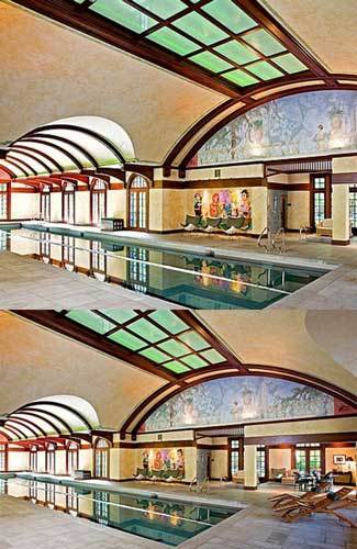 Foto Rumah dengan Kolam Renang Indoor Super Mewah ...