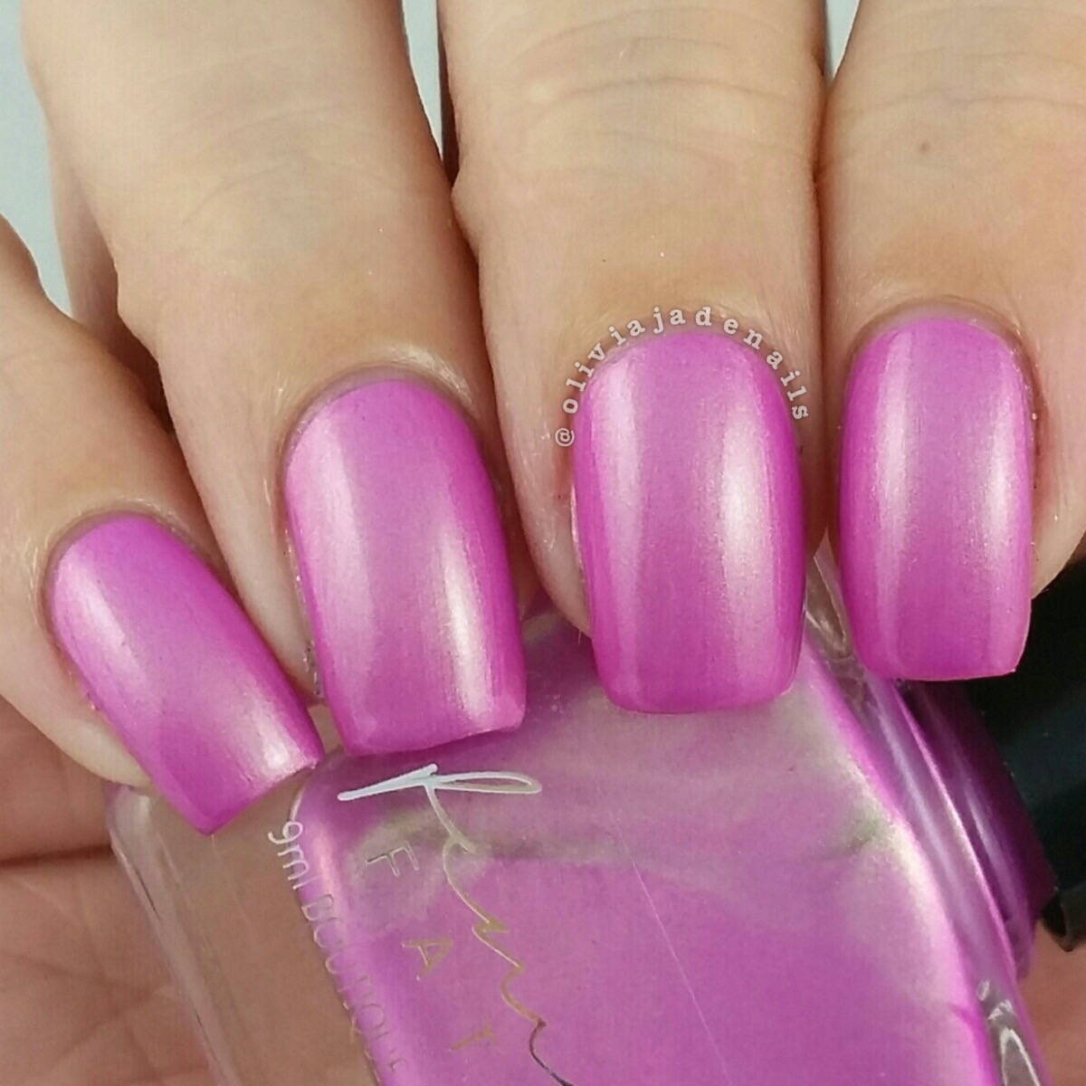 Femme Fatale Cosmetics Love's Wound (faulty pigment) swatched by Olivia Jade Nails