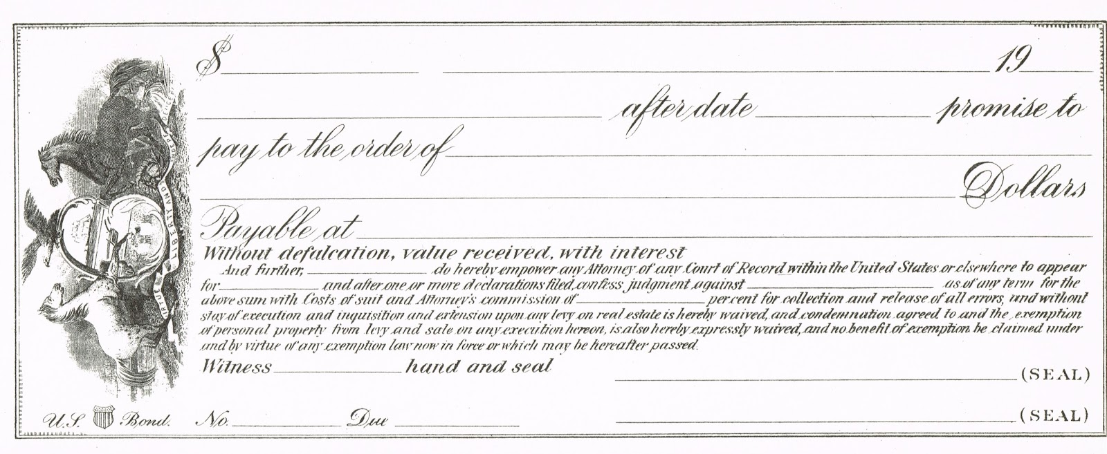 Antique Graphics Wednesday - 110+ Year Old Checks - Knick of Time