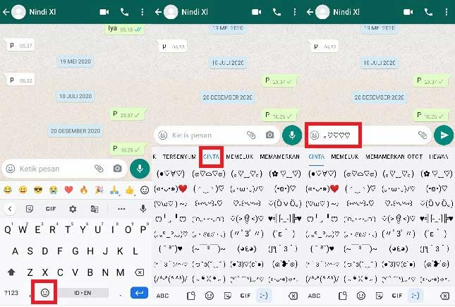 Cara Membuat Emoji Love Transparan Tanpa Aplikasi Cara di HP