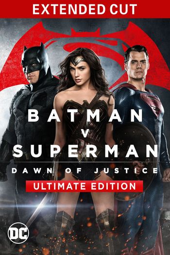 Batman vs Superman 2016 Extended Ultimate Edition Hindi Dual Audio 720p BRRip Esubs 1.4GB