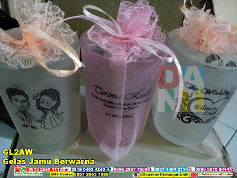 jual Gelas Jamu Berwarna