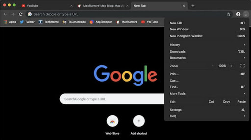 google chrome dark mode google chrome dark mode