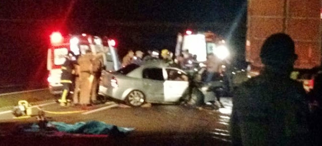 Campo Mourão: Acidente de trânsito deixa três vítimas fatais na BR-158