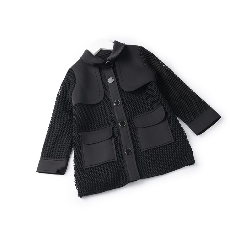 Áo Khoác Trẻ Em Cotton Lưới Tay Dài Có Túi - BELDINO 158088 2 3 97