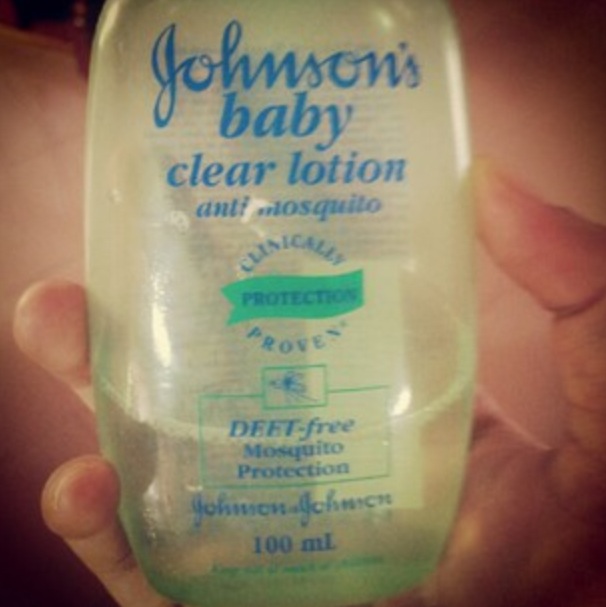 The day I walk away.. Johnson's Baby Clear Lotion Anti Mosquito