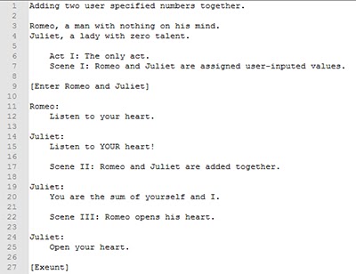 Biblumliteraria: Shakespeare Programming Language LITERATURA ...
