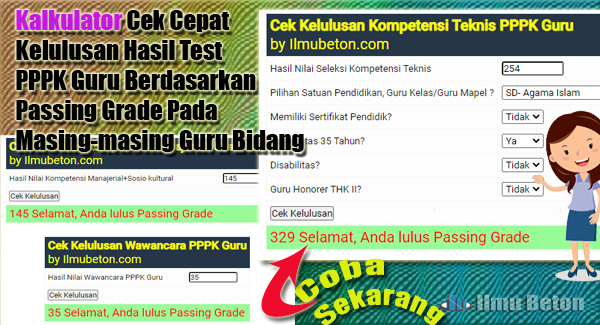 Passing grade pppk guru 2021 pdf