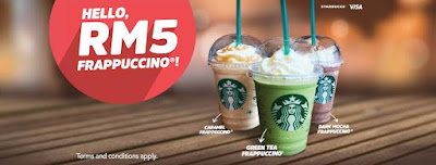 Starbucks Malaysia Frappuccino RM5 SweetSpot Visa Checkout Promo