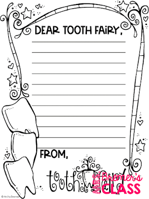 Tooth Fairy Activity Pack filled with fun activities to do with your students as they lose their teeth throughout the school year! Activities include Tooth Fairy certificates, graphing sheets, writing prompts, syllable sorting, ABC order, making words and more! #toothfairy #kindergarten #1stgrade #backtoschool