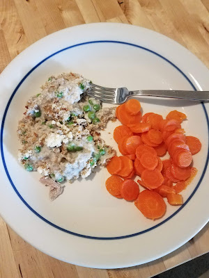 Tuna and Noodles Casserole, with sherry wine and dill weed. Seriously not attractive, but quite delicious! Tuna and Noodles Casserole.