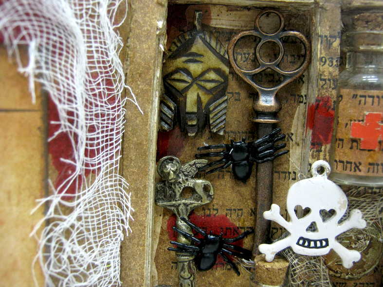 scrappin it Halloween Altered Spell Book part 2