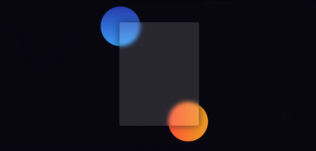 Create the basic structure of Glassmorphism Login Form