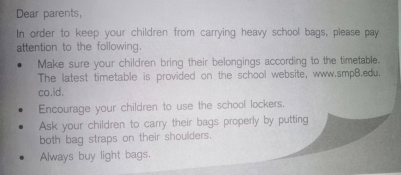 Functional Text Short Message And Announcement Mediainggris