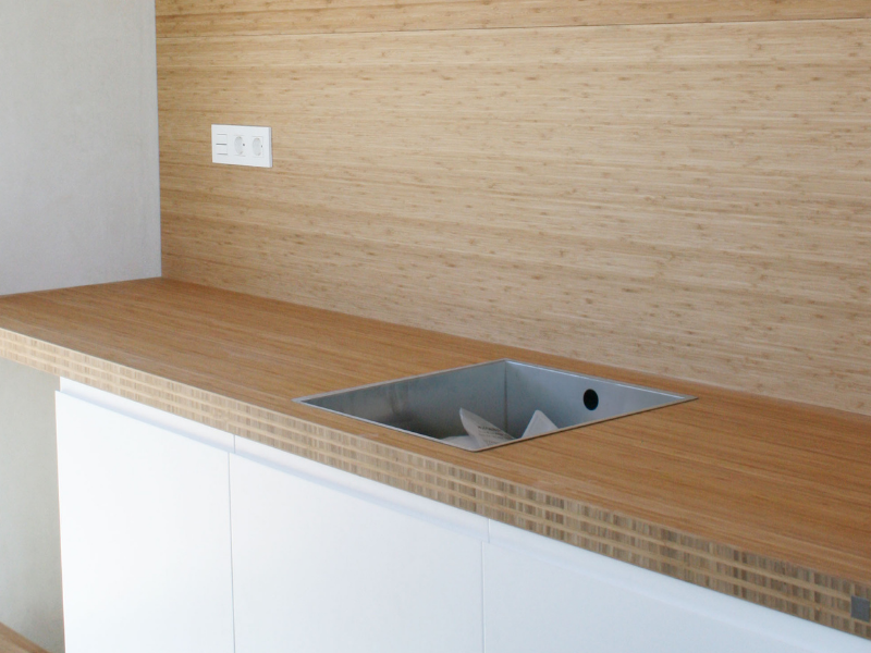 Encimeras de baños y cocinas en bambú|Espacios en madera