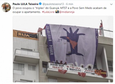 Movimento dos "Trabalhadores" Sem Triplex Invade a Casa do Lula